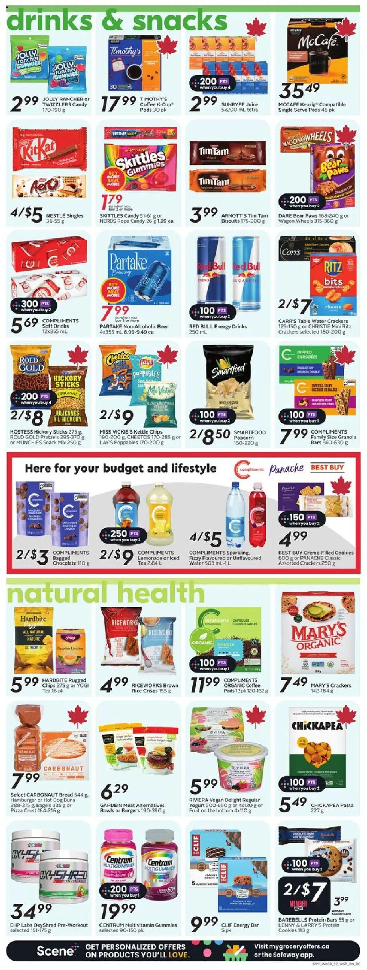 Safeway flyer valid from 19.06.2025 | Page: 11 | Products: Pasta, Cookies, Table, Beer