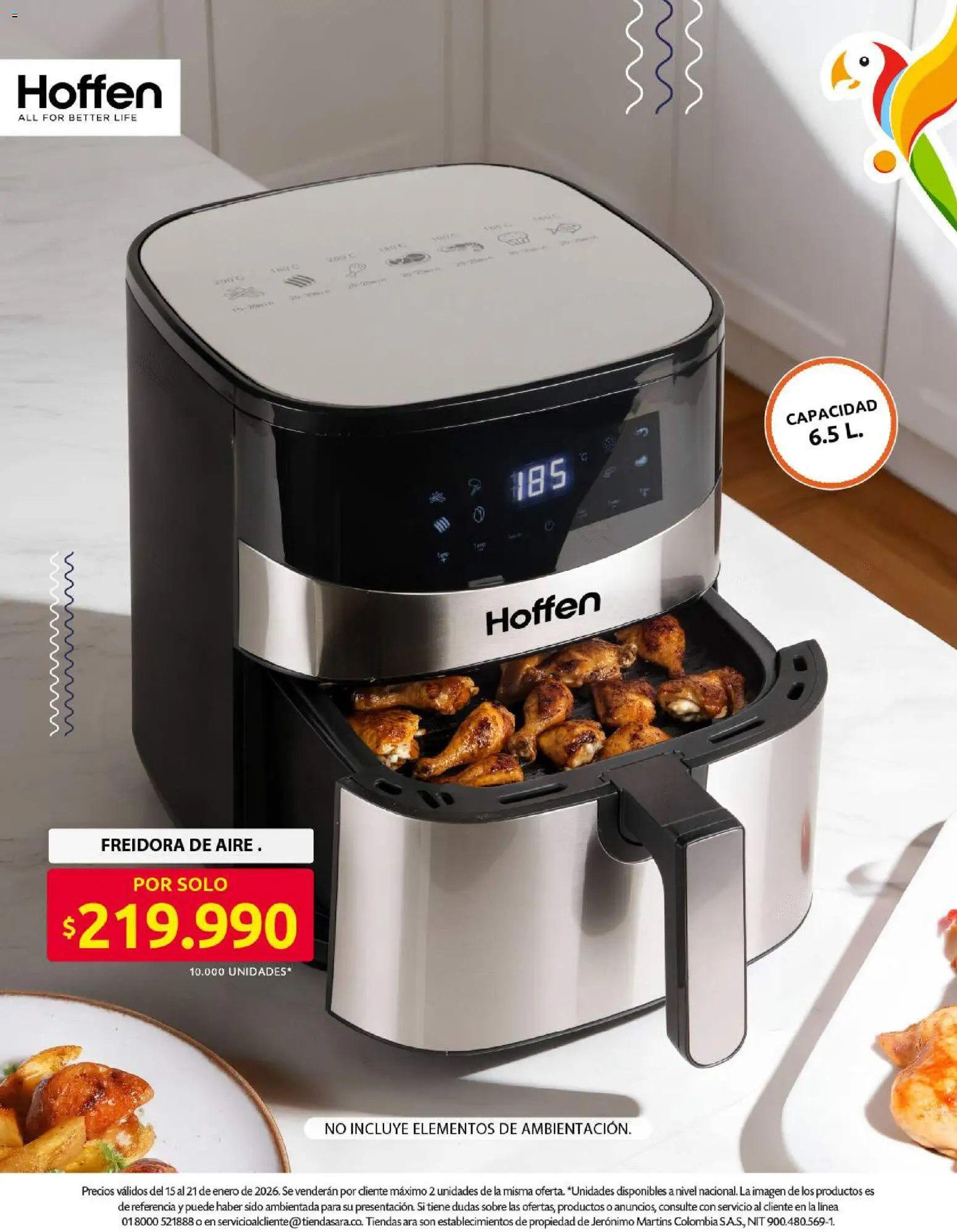 Ara revista - valida desde el 15.01.2026 | Página: 16 | Productos: Freidora de aire, Sobre, Freidora