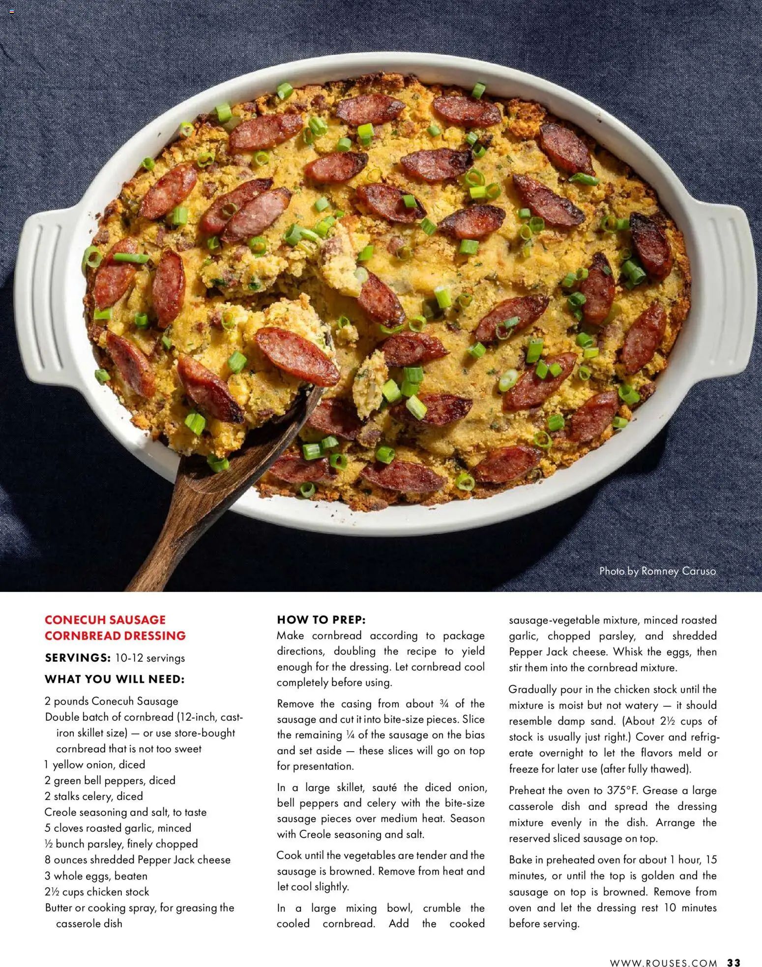 Rouses Magazine Winter 2025 - valid from 20.11.2025 | Page: 35 | Products: Butter, Sausage, Oven, Iron