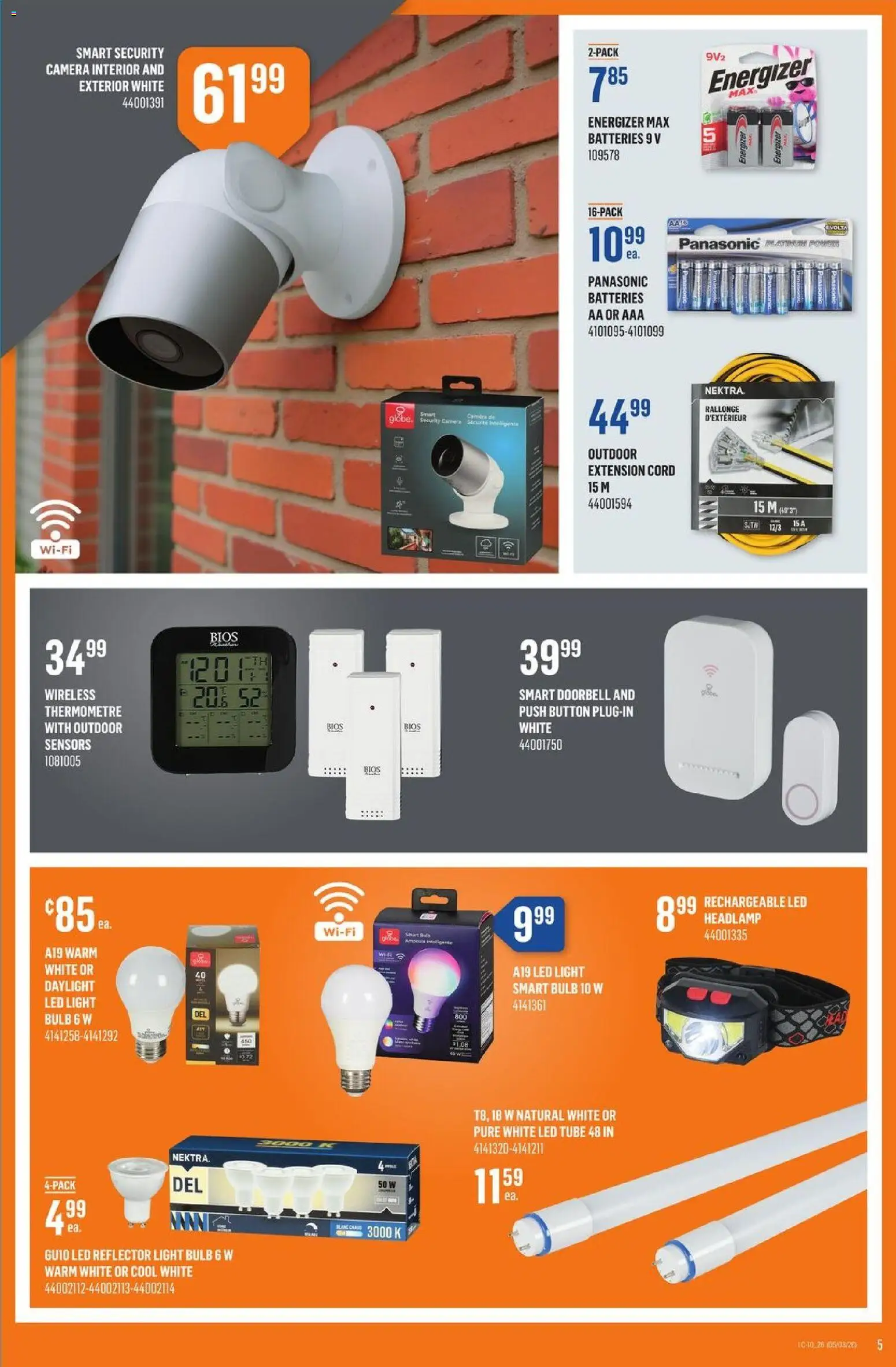 Canac flyer valid from 05.03.2026 | Page: 5 | Products: Camera