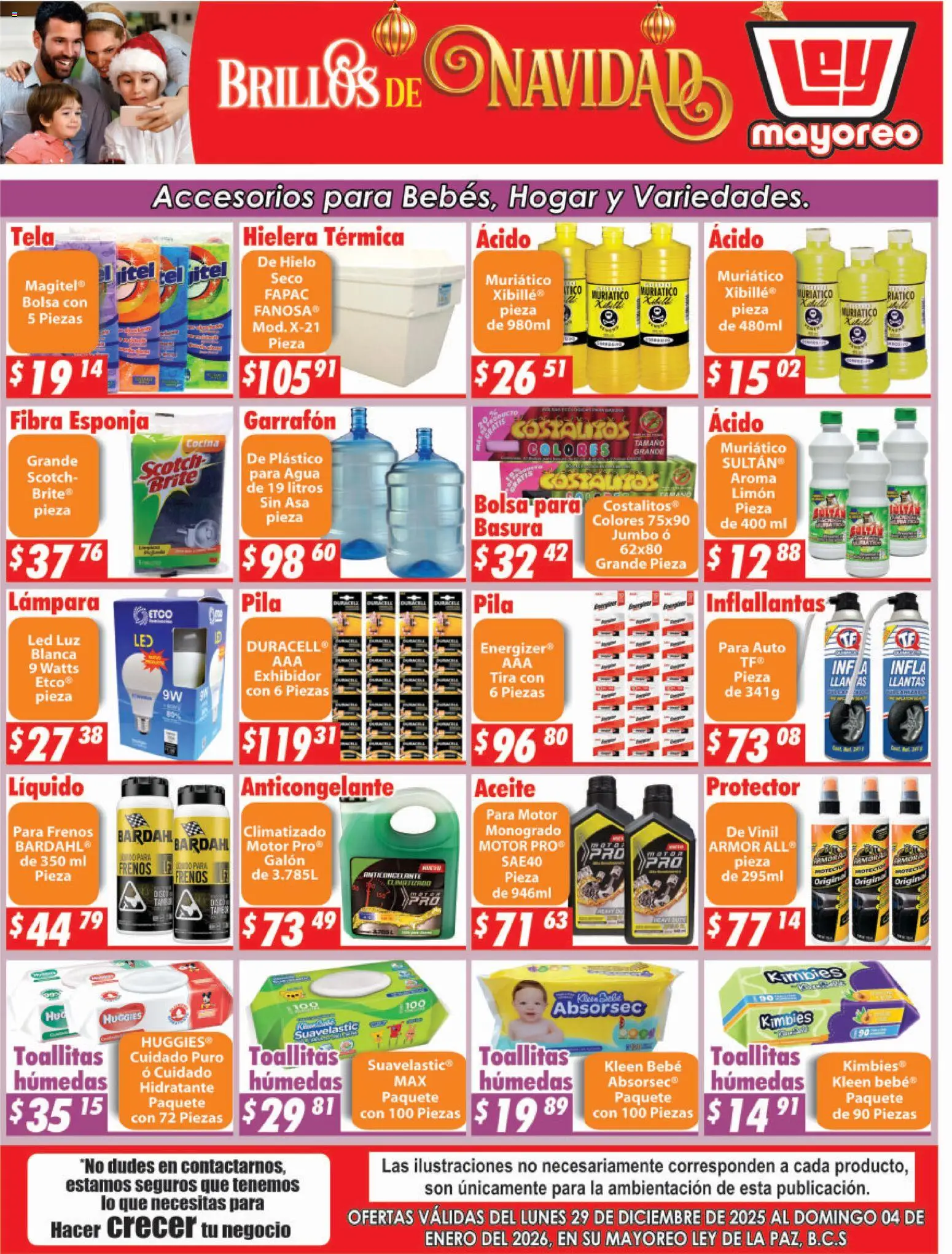 Nuevas ofertas de Casa Ley válidas en toda la República Mexicana desde el 29.12.2025. ¡Encuentra las mejores ofertas en Casa Ley folleto La Paz! | Página: 6 | Productos: Bolsa, Esponja, Aceite, Hielera