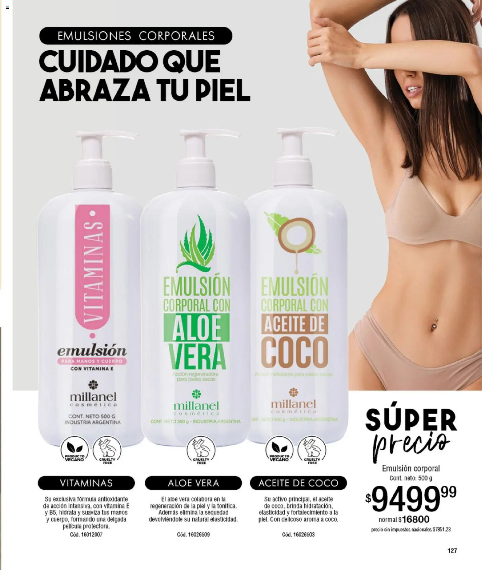 Millanel - Catálogo │ válido desde el 08.12.2025 | Página: 151 | Productos: Vitaminas, Aceite, Emulsión