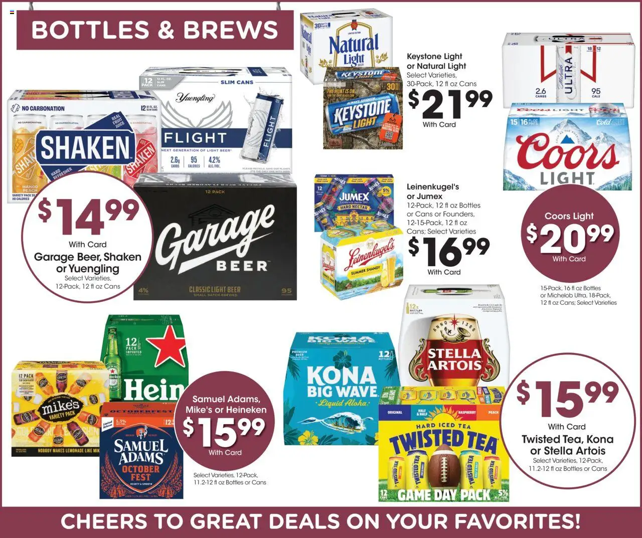 Dillons Weekly Ad - valid from 10.09.2025 | Page: 11 | Products: Beer, Tea, Raspberry, Game