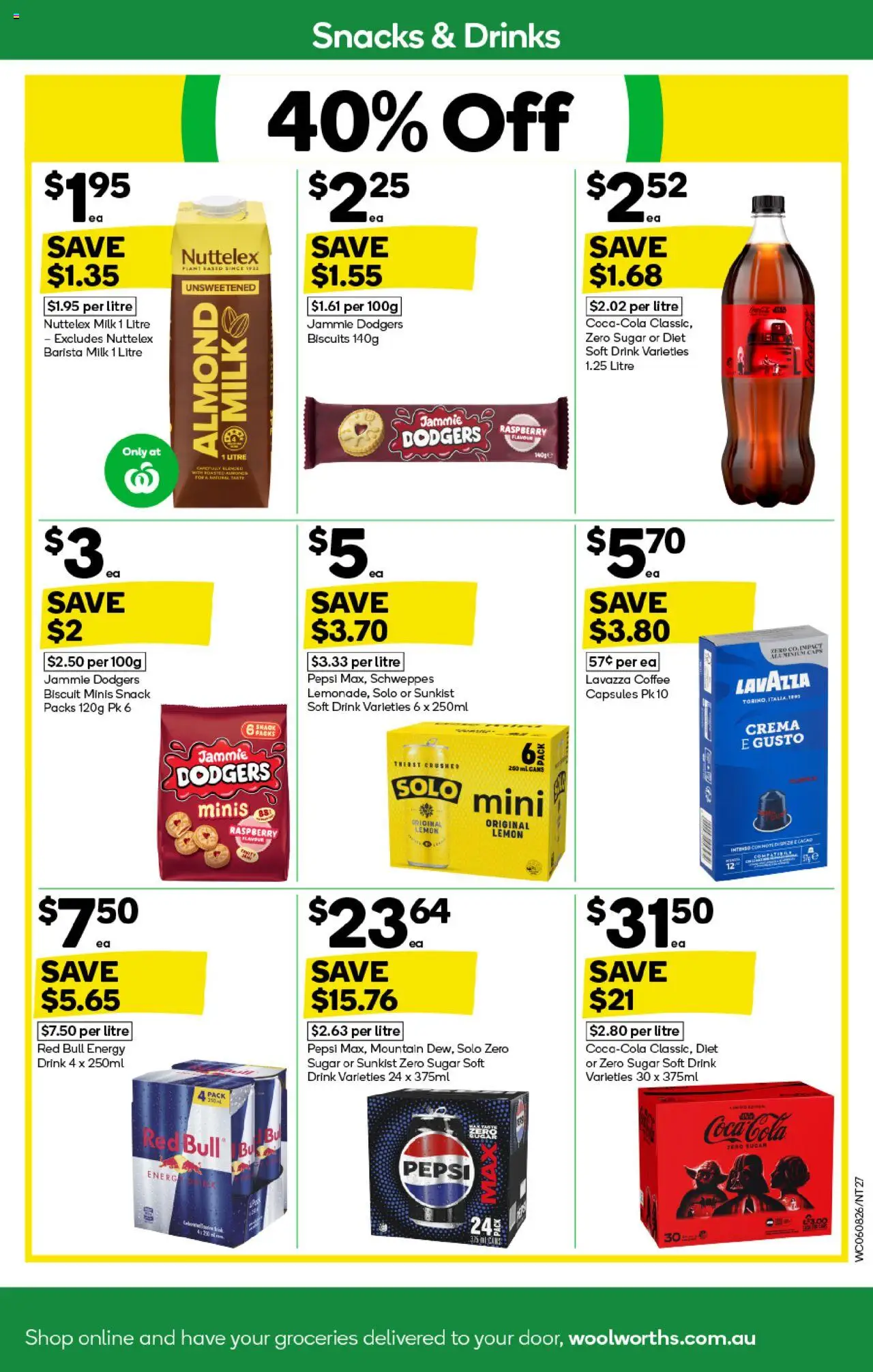 Woolworths catalogue - valid from 06.08.2025 | Page: 27 | Products: Plant, Coca Cola, Lemon, Raspberry