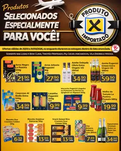 X Supermercados ofertas Produtos importados - Pré-Visualização do folheto da loja X Supermercados, válido de 25.03.2026