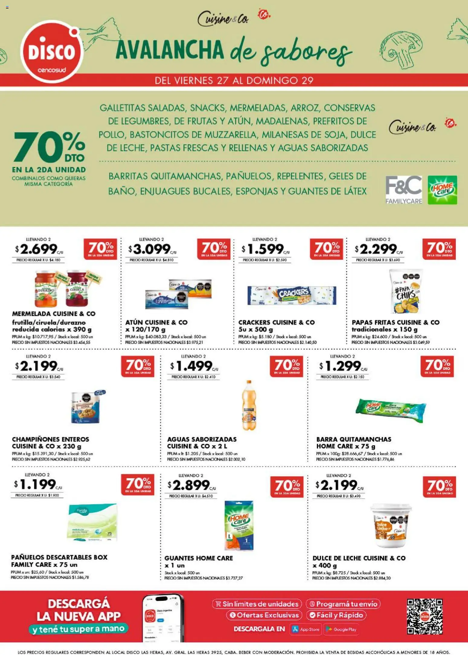 Disco ofertas │ válido desde el 27.03.2026 | Página: 7 | Productos: Papa, Durazno, Atún, Leche