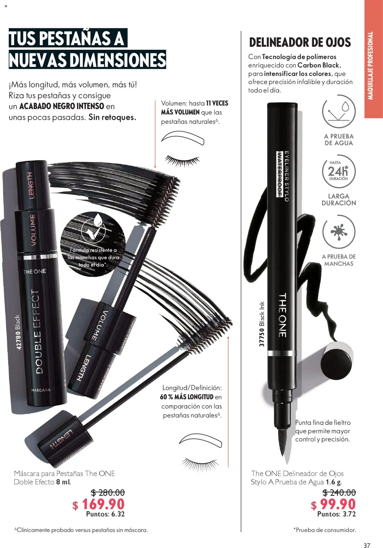 Nuevas ofertas de Oriflame válidas en toda la República Mexicana desde el 22.11.2025. ¡Encuentra las mejores ofertas en Oriflame Black Friday! | Página: 37 | Productos: Máscara, Agua, Maquillaje, Delineador de ojos