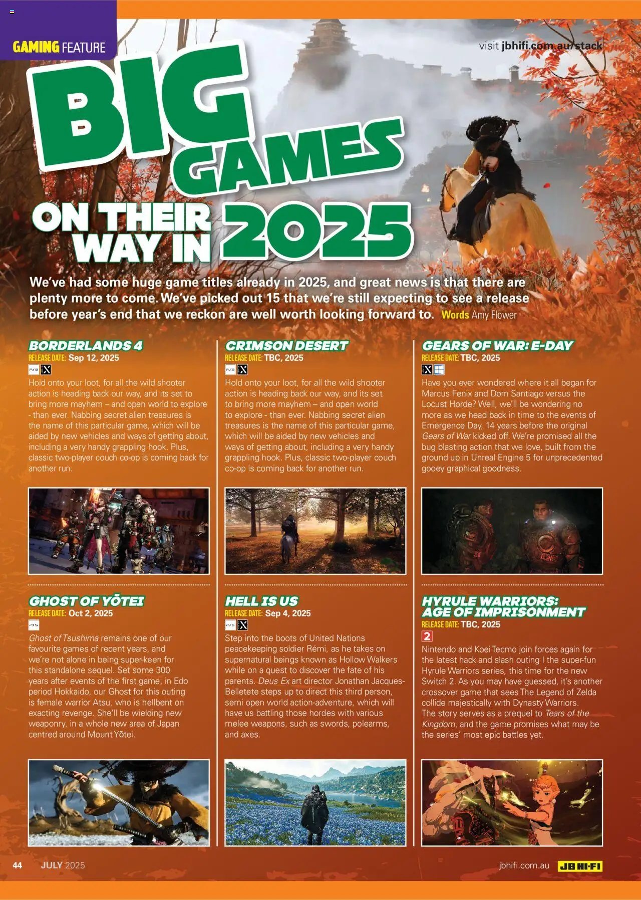 JB Hi-Fi catalogue - valid from 01.07.2025 | Page: 44 | Products: Couch, Boots, Date, Game