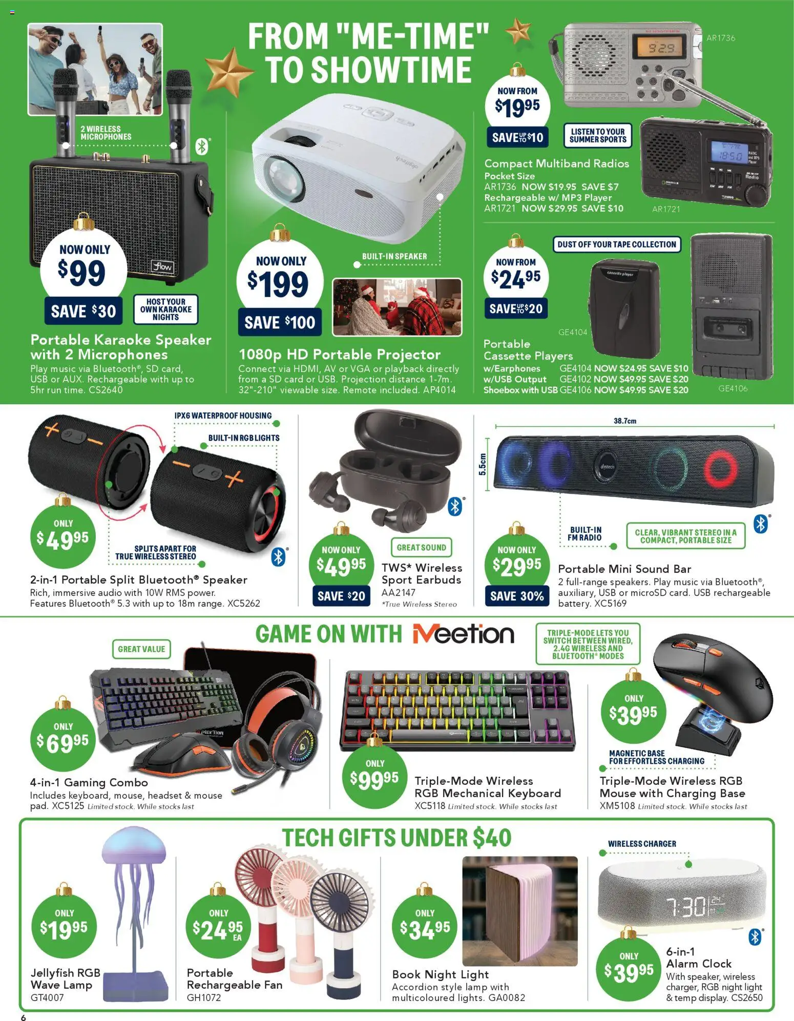Jaycar catalogue - valid from 04.12.2025 | Page: 6 | Products: Light, Radio, Game, Speaker
