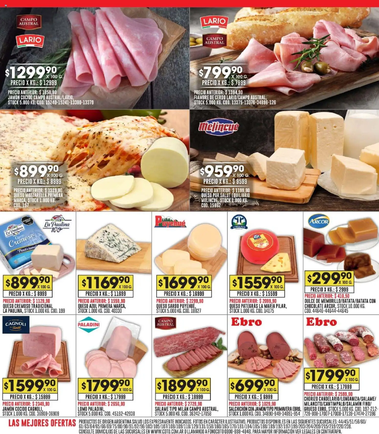 Coto - Ofertas │ válido desde el 24.11.2025 | Página: 8 | Productos: Jamón cocido, Chocolate, Jamón, Salame