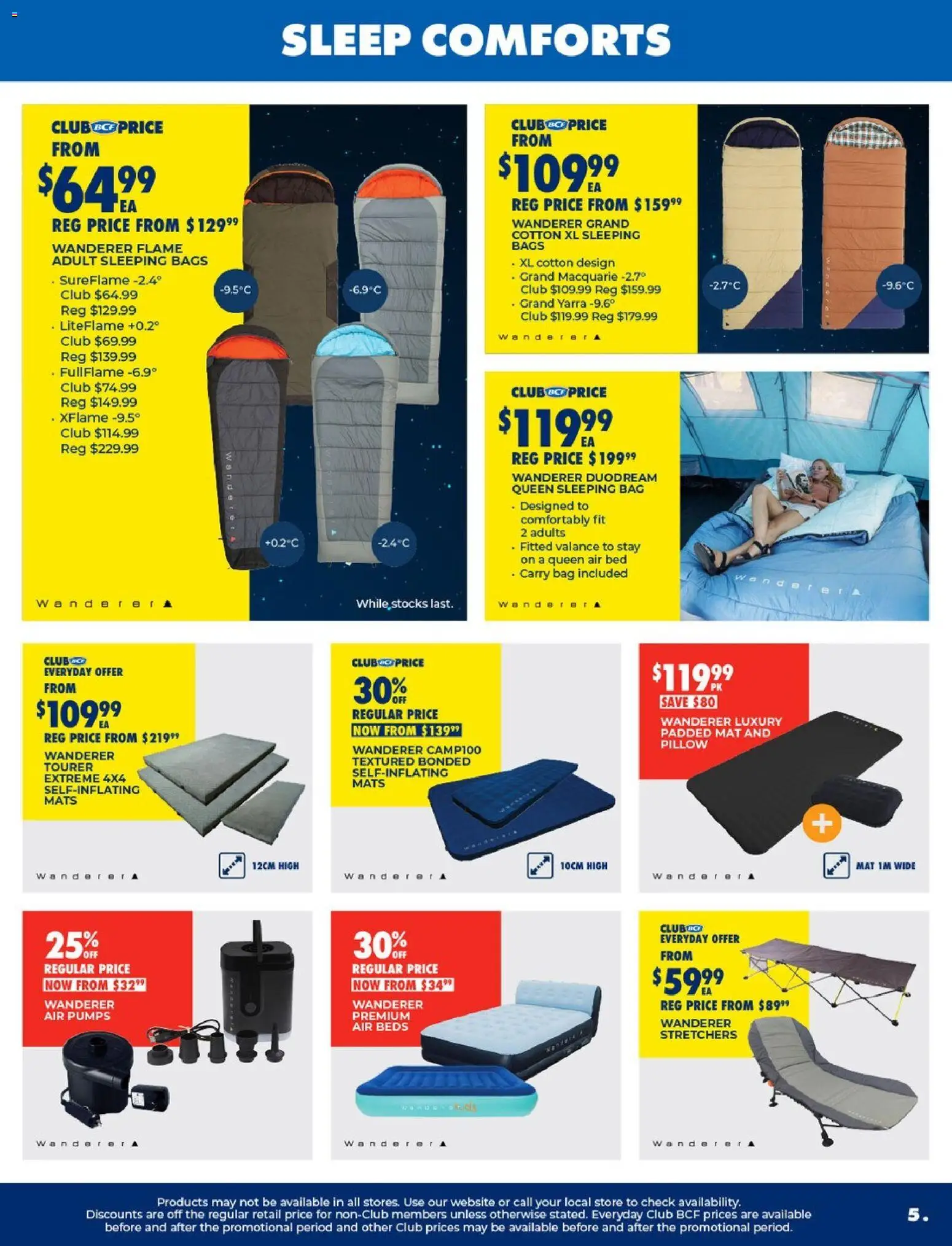 BCF catalogue - valid from 17.03.2026 | Page: 5 | Products: Pumps, Bag, Bed, Pillow