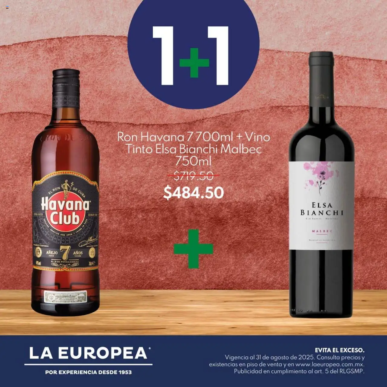 Nuevas ofertas de La Europea válidas en toda la República Mexicana desde el 13.08.2025. ¡Encuentra las mejores ofertas en La Europea - Catálogo Sets 1+1! | Página: 4 | Productos: Vino