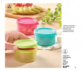 Nuevas ofertas de AVON válidas en toda la República Mexicana desde el 13.09.2025. ¡Encuentra las mejores ofertas en Juego de 3 contenedores, Plástico. 3 pts (204068)! | Página: 59
