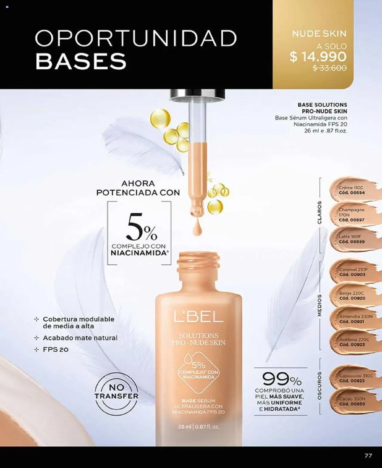 Catálogo L'Bel Campaña 13 │ válido desde el 29.07.2025 | Página: 77 | Productos: Almendra, Cacao, Base, Serum