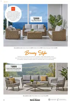 Preview of Harvey Norman - Outdoor Collection - valid from 31.10.2025 | Page: 6 | Products: Sofa, Armchair, Coffee table, Table