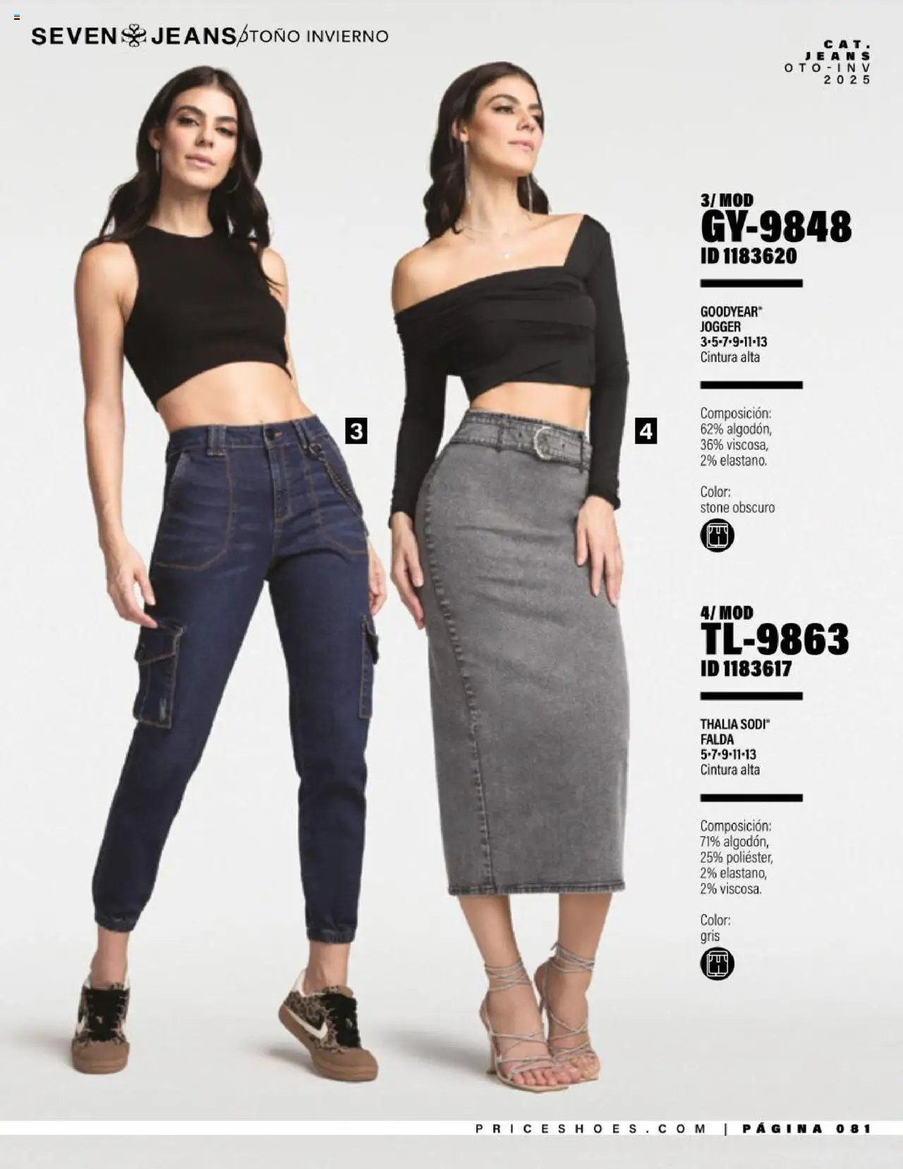Nuevas ofertas de Price Shoes válidas en toda la República Mexicana desde el 05.08.2025. ¡Encuentra las mejores ofertas en Price Shoes - Catálogo Jeans ! | Página: 81 | Productos: Falda