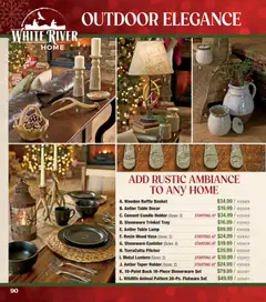 Preview of Cabela's weekly ads valid from 01.11.2025 | Page: 90 | Products: Table, Basket, Vase, Lamp