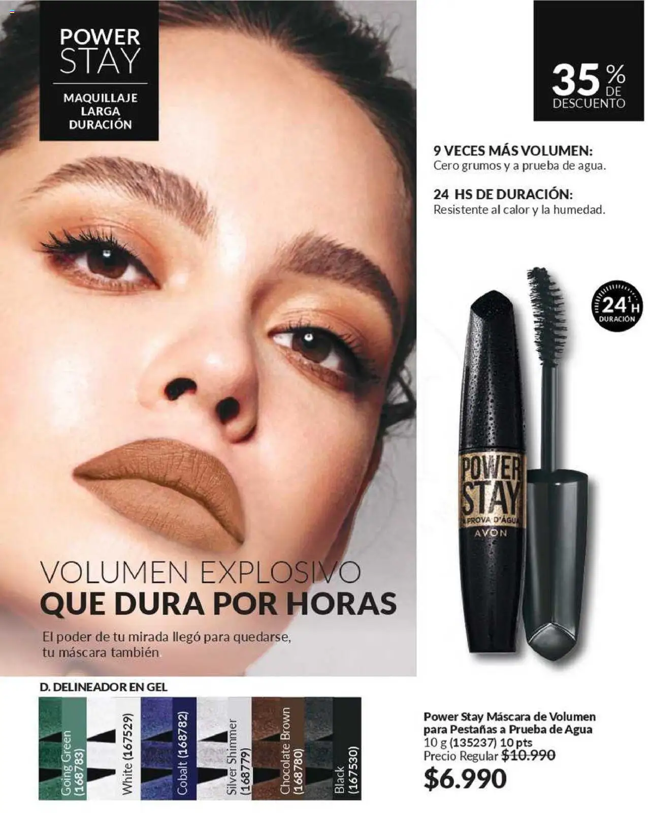 Catálogo Avon Campaña 10 │ válido desde el 03.06.2025 | Página: 14 | Productos: Maquillaje, Máscara, Delineador, Chocolate