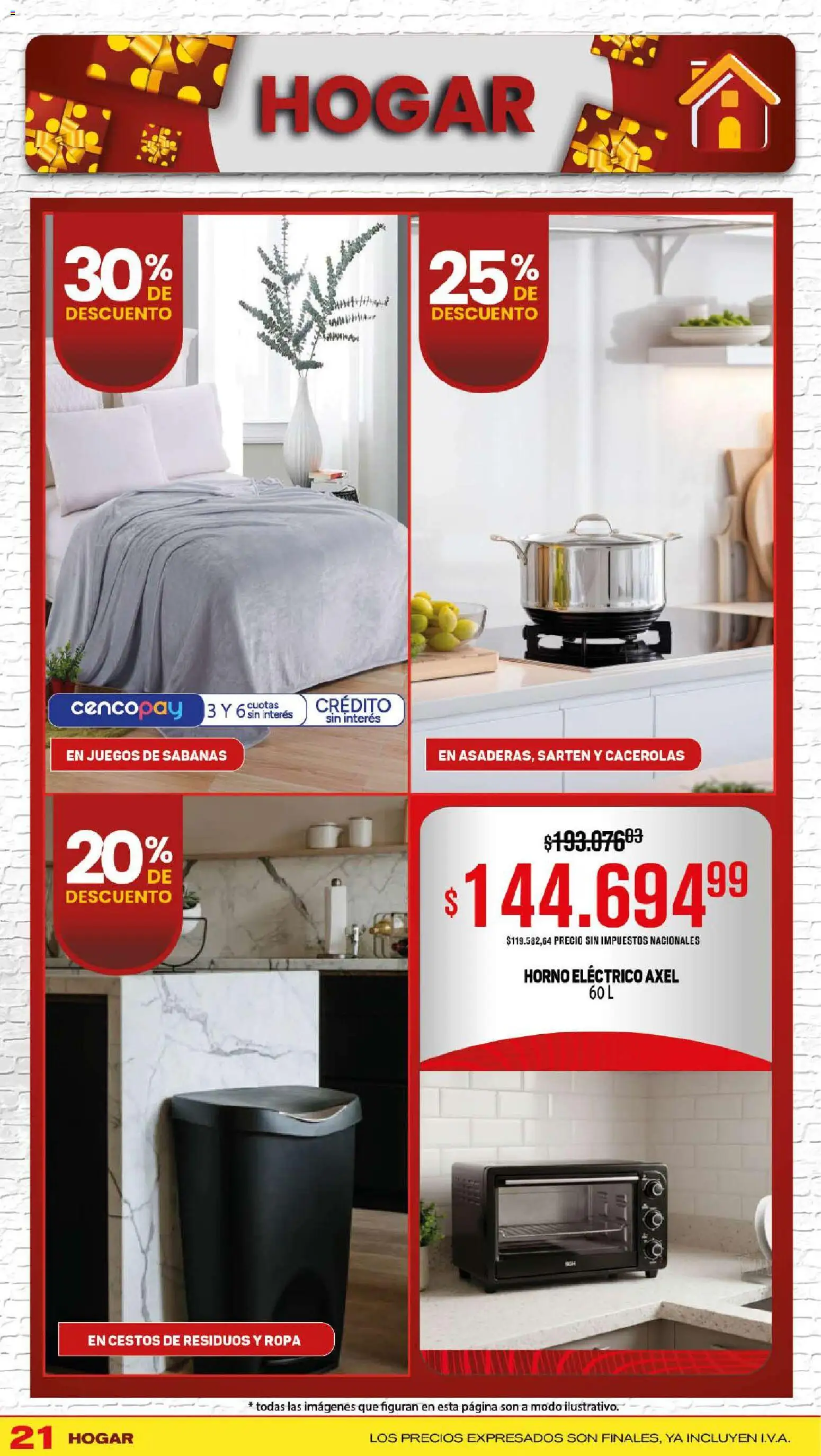 Makro ofertas │ válido desde el 06.11.2025 | Página: 21 | Productos: Horno, Sabanas, Ropa, Horno eléctrico