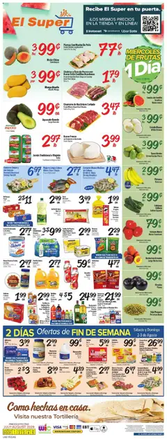 Preview of El Super weekly ads valid from 30.07.2025