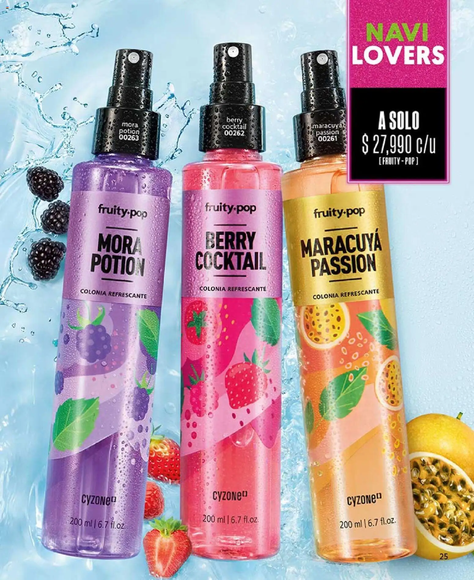 CyZone revista - valida desde el 03.11.2025 | Página: 25 | Productos: Maracuyá, Mora