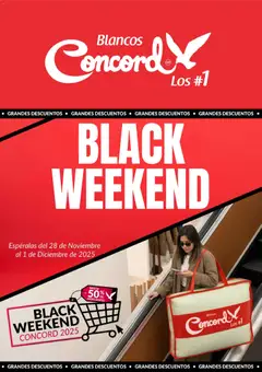 Vista previa de Colchas Concord Black Friday , nuevo folleto de la tienda, válido en México a partir del 28.11.2025