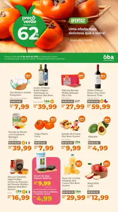 Oba Hortifruti - Ofertas da semana - Pré-Visualização do folheto da loja Oba Hortifruti, válido de 06.04.2026