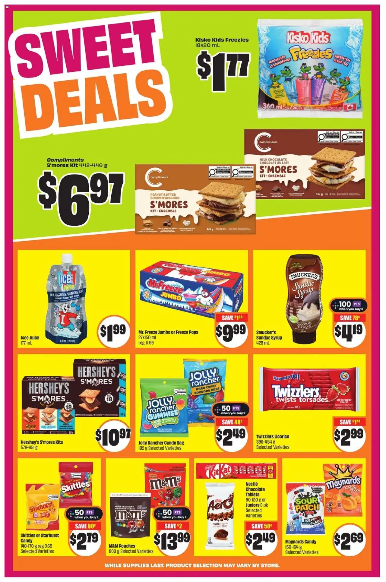 FreshCo flyer valid from 31.07.2025 | Page: 8 | Products: Bag, Milk, Butter, Chocolate