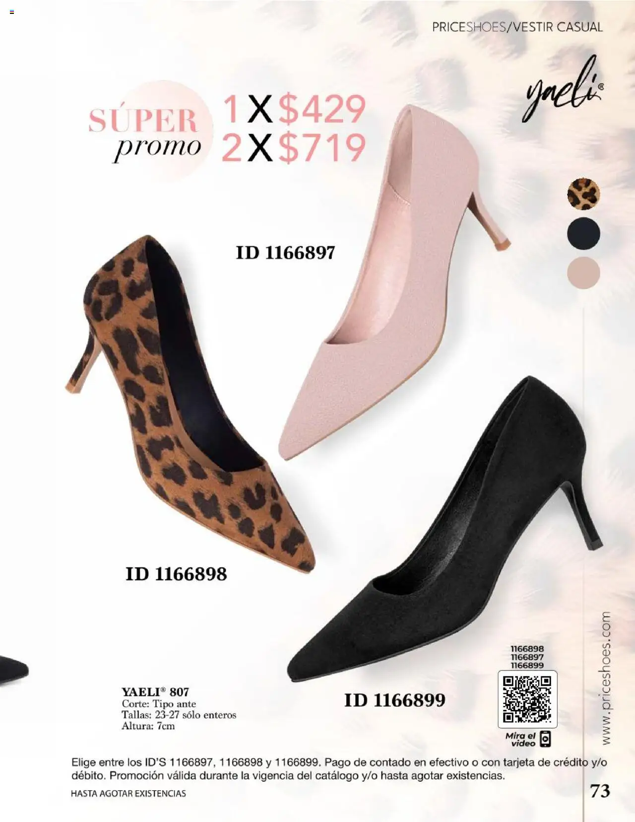 Nuevas ofertas de Price Shoes válidas en toda la República Mexicana desde el 05.08.2024. ¡Encuentra las mejores ofertas en Price Shoes catálogo Vestir Casual ! | Página: 73 | Productos: Video