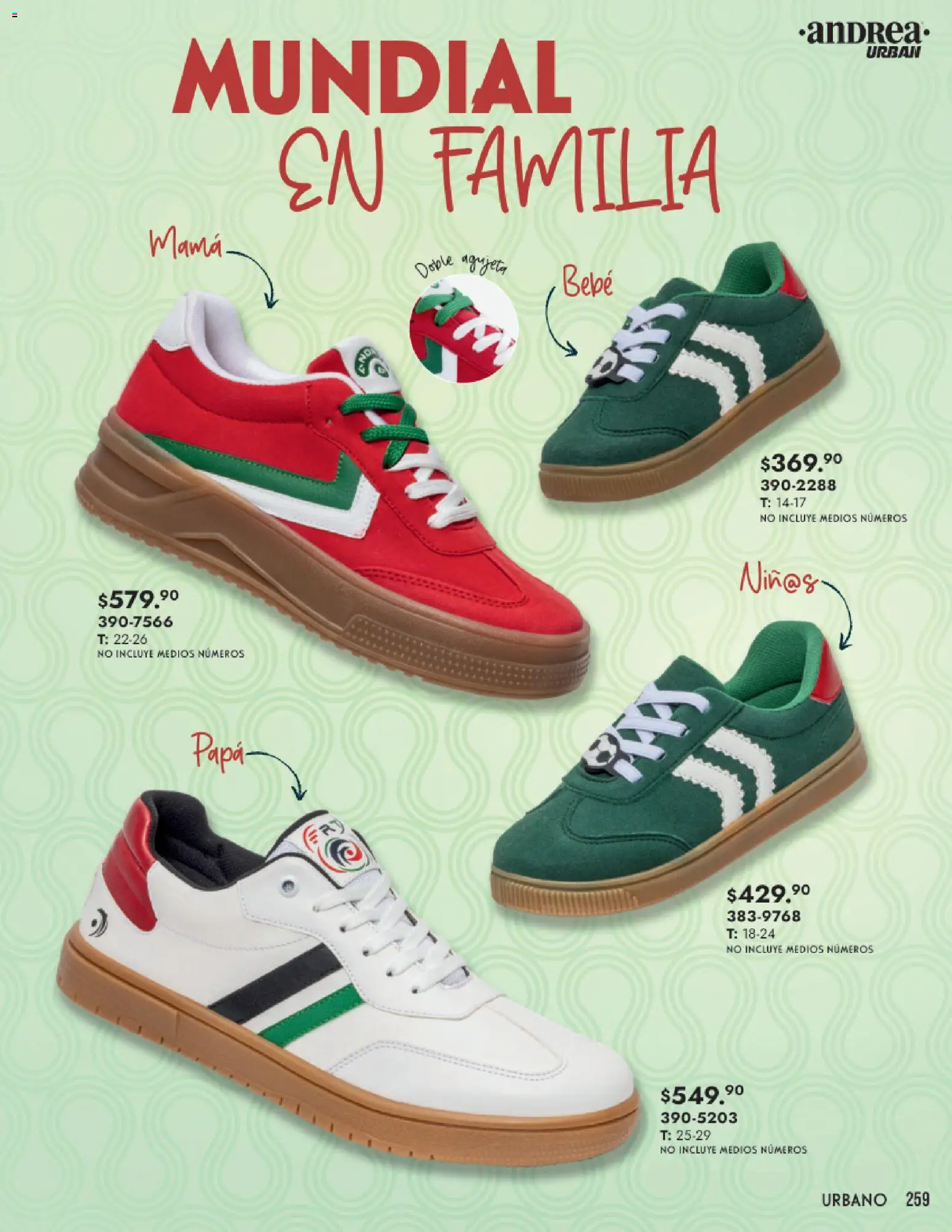 Nuevas ofertas de Andrea válidas en toda la República Mexicana desde el 25.01.2026. ¡Encuentra las mejores ofertas en Andrea catálogo Calzado Dama! | Página: 259 | Productos: Papa