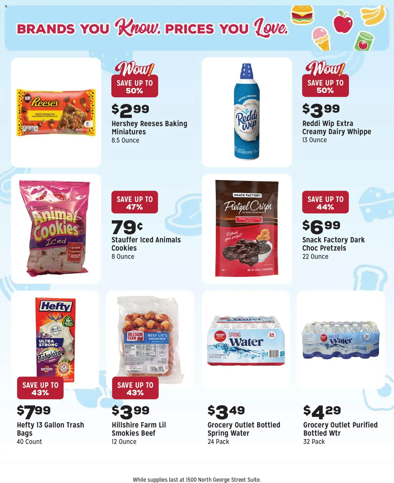 Grocery Outlet Weekly Ad - PA - valid from 19.11.2025 | Page: 12 | Products: Chocolate, Beef, Cookies, Water
