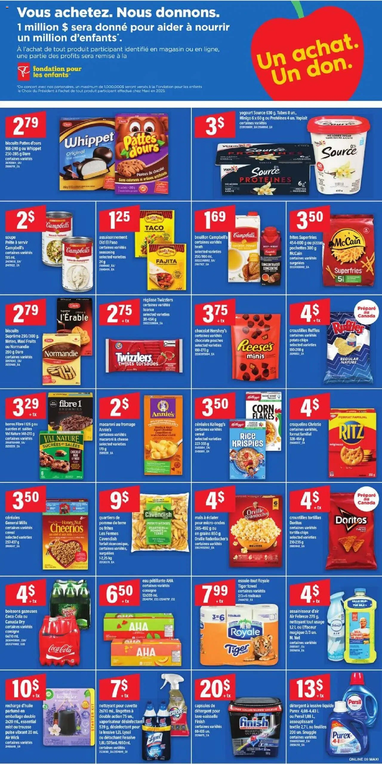 Maxi flyer valid from 23.10.2025 | Page: 16 | Products: Rice, Chips, Detergent, Chocolate