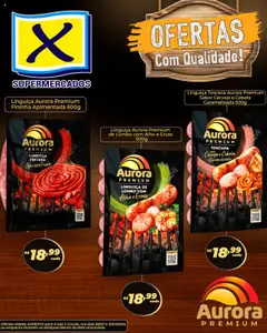 X Supermercados - Ofertas Aurora Premium - Pré-Visualização do folheto da loja X Supermercados, válido de 30.07.2025