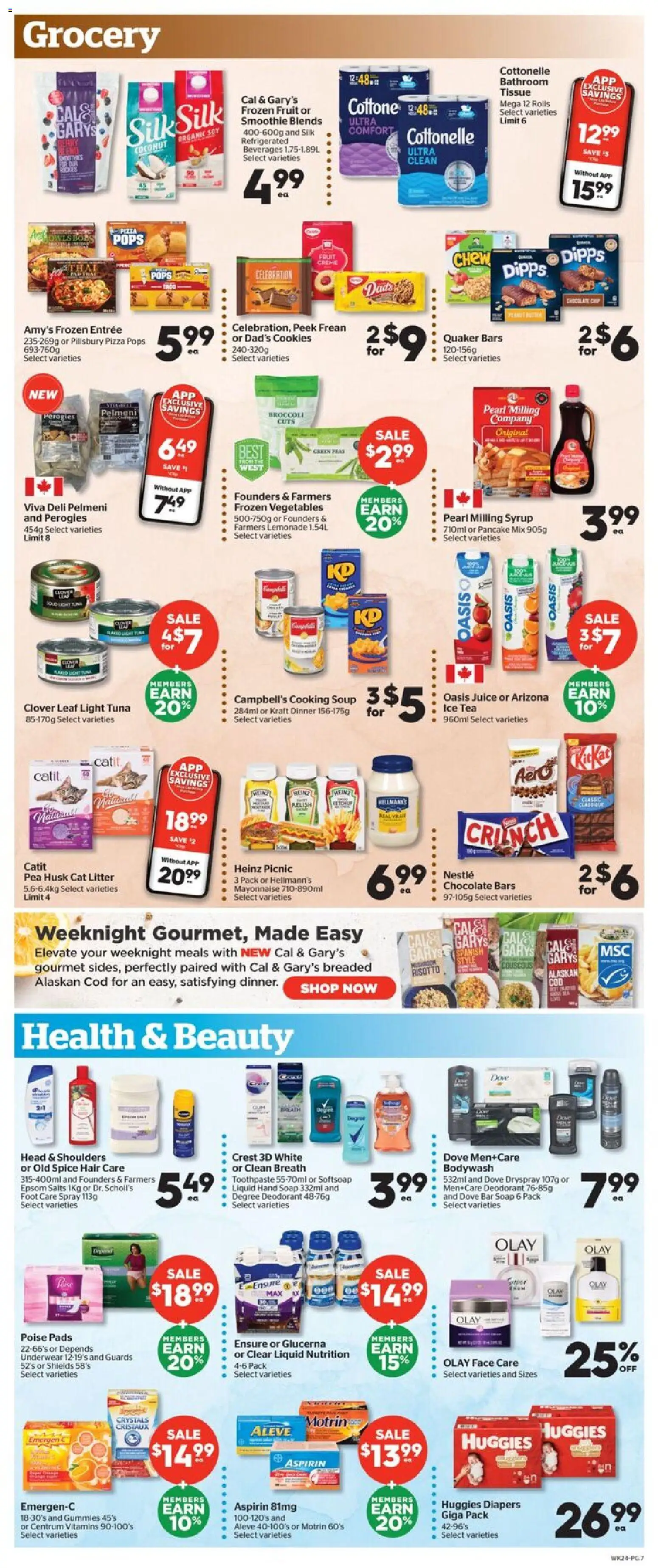Calgary Co-op flyer valid from 16.04.2026 | Page: 8 | Products: Cookies, Toothpaste, Chocolate, Juice