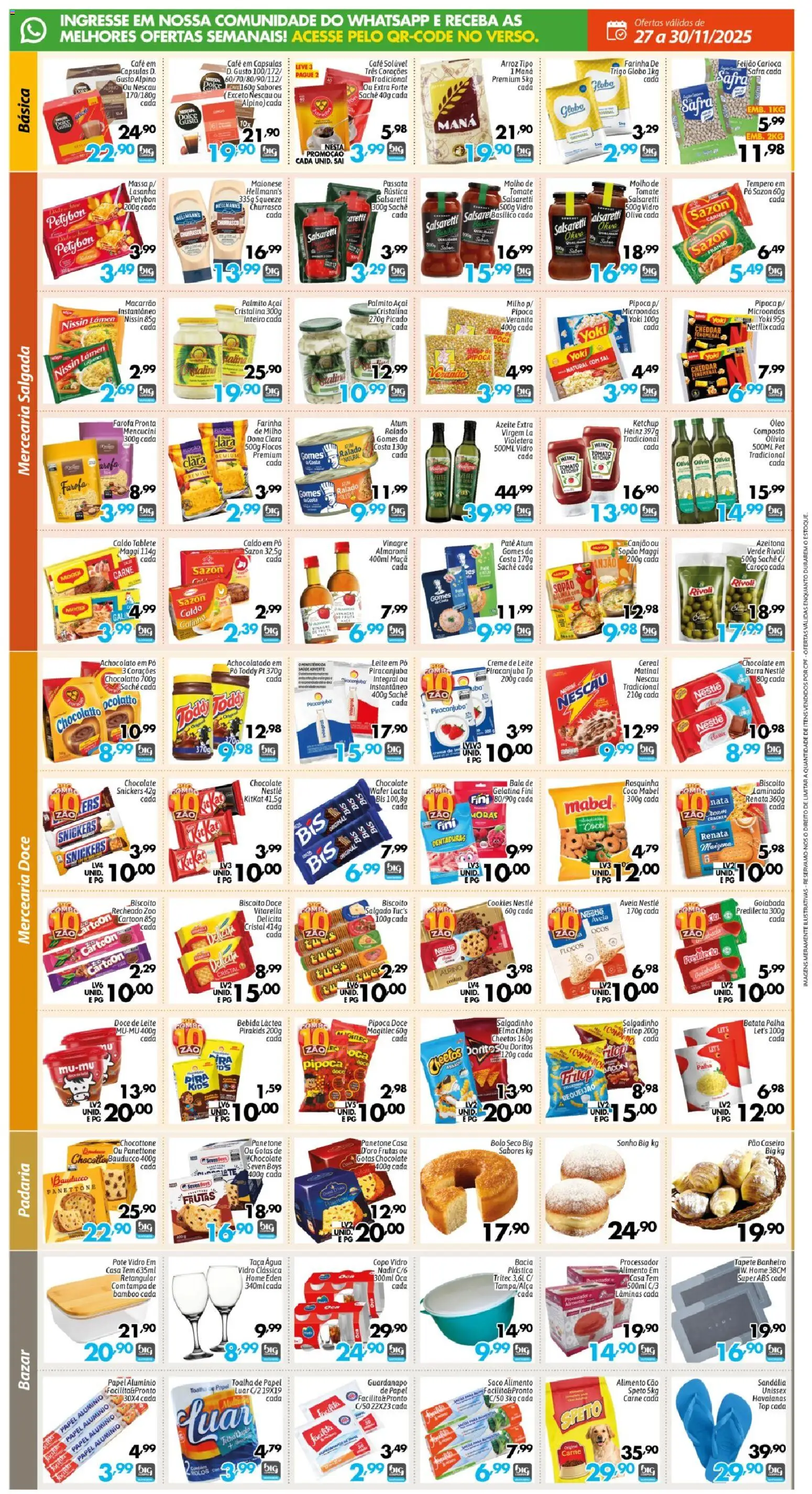 Big Compra Folheto - válido de 27.11.2025 | Página: 2 | Produtos: Pó, Nata, Rosquinha, Leite em pó