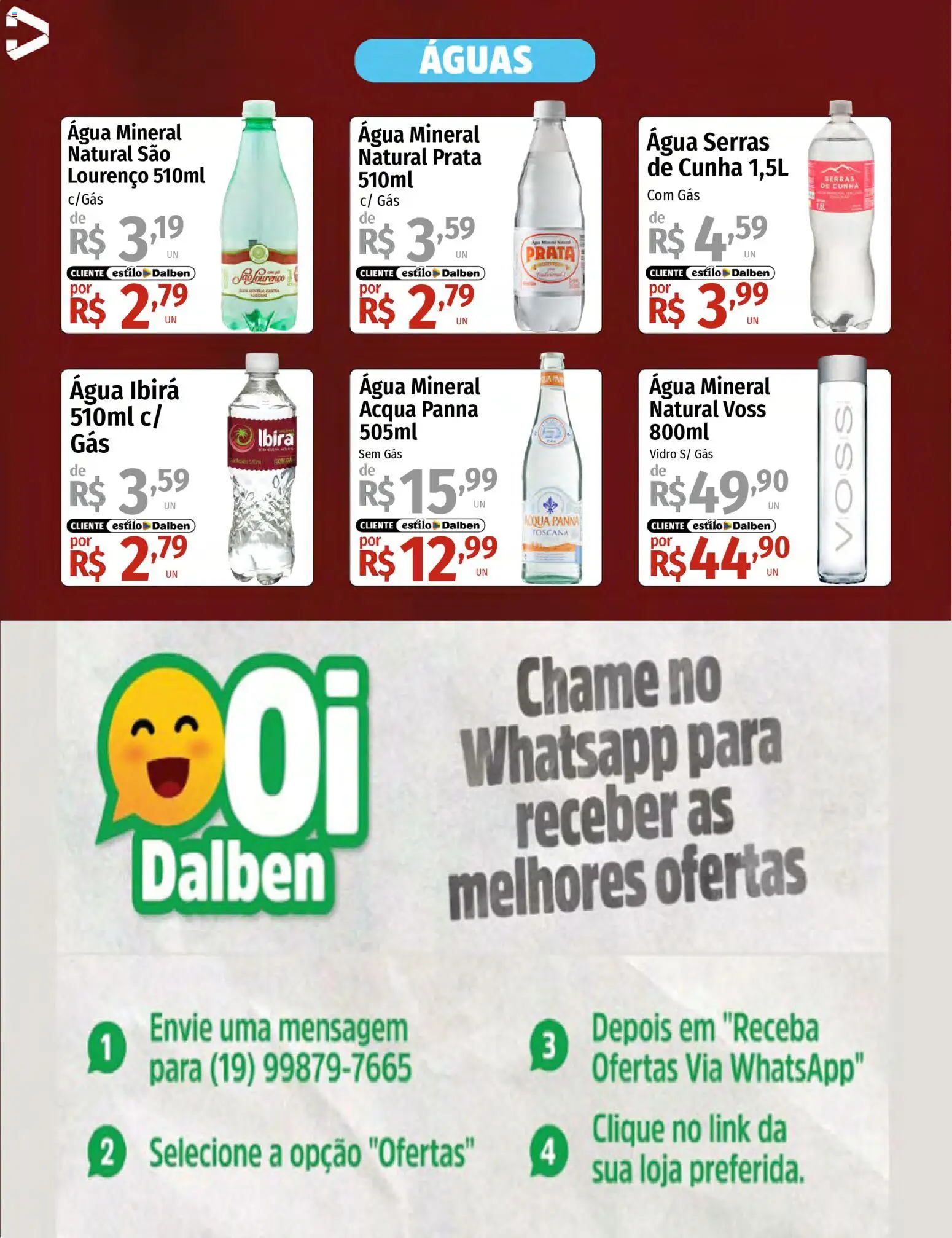 Supermercado Dalben Folheto - válido de 20.03.2026 | Página: 4 | Produtos: Água mineral
