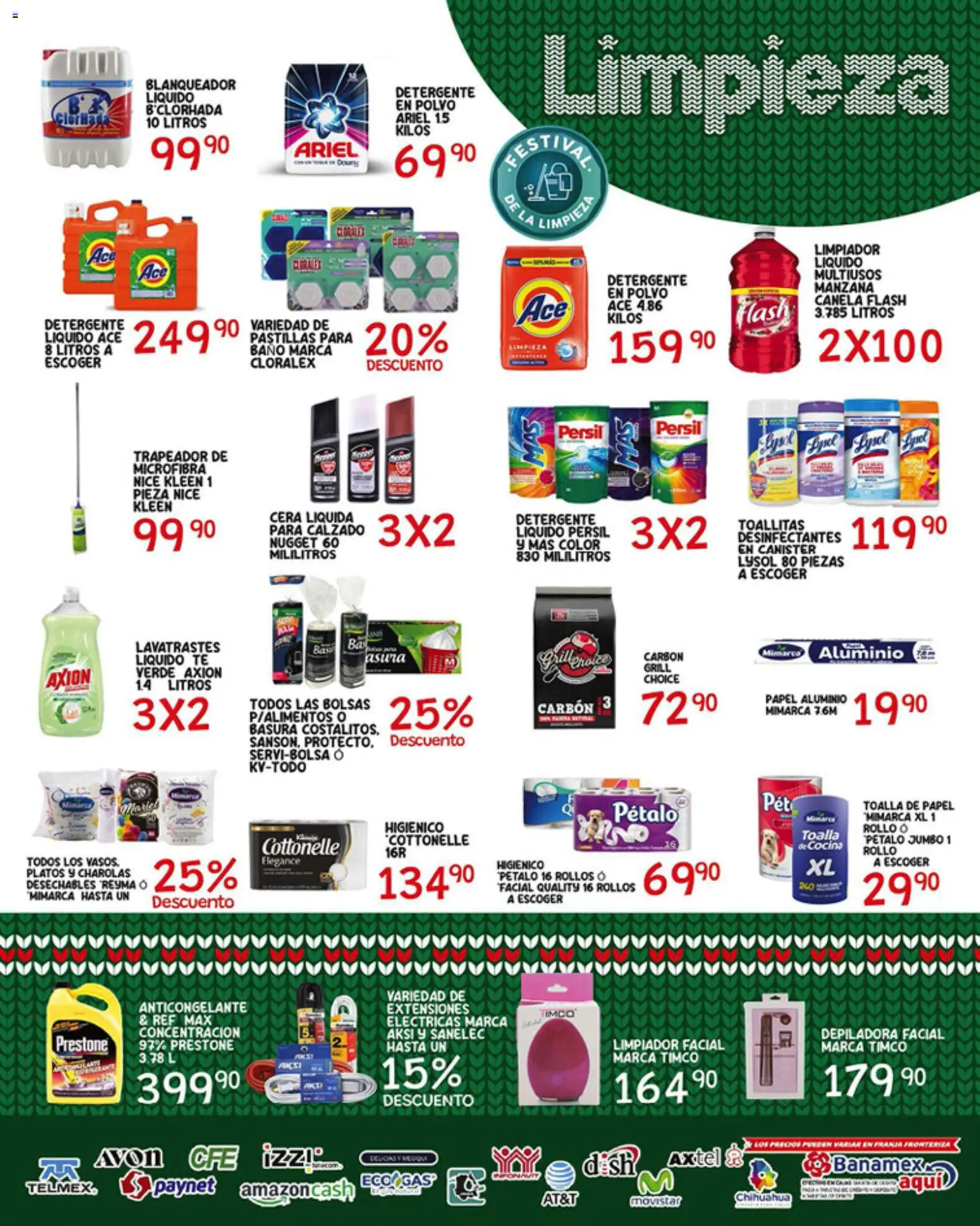 Nuevas ofertas de Alsuper válidas en toda la República Mexicana desde el 21.11.2025. ¡Encuentra las mejores ofertas en Alsuper folleto Chihuahua Estado! | Página: 5 | Productos: Manzana, Depiladora, Papel higiénico, Té