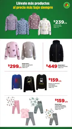 Vista previa de Bodega Aurrerá folleto Llévate más productos al precio más bajo, nuevo folleto de la tienda, válido en México a partir del 01.01.2026 | Página: 2 | Productos: Suéter, Chamarra, Playera, Conjunto