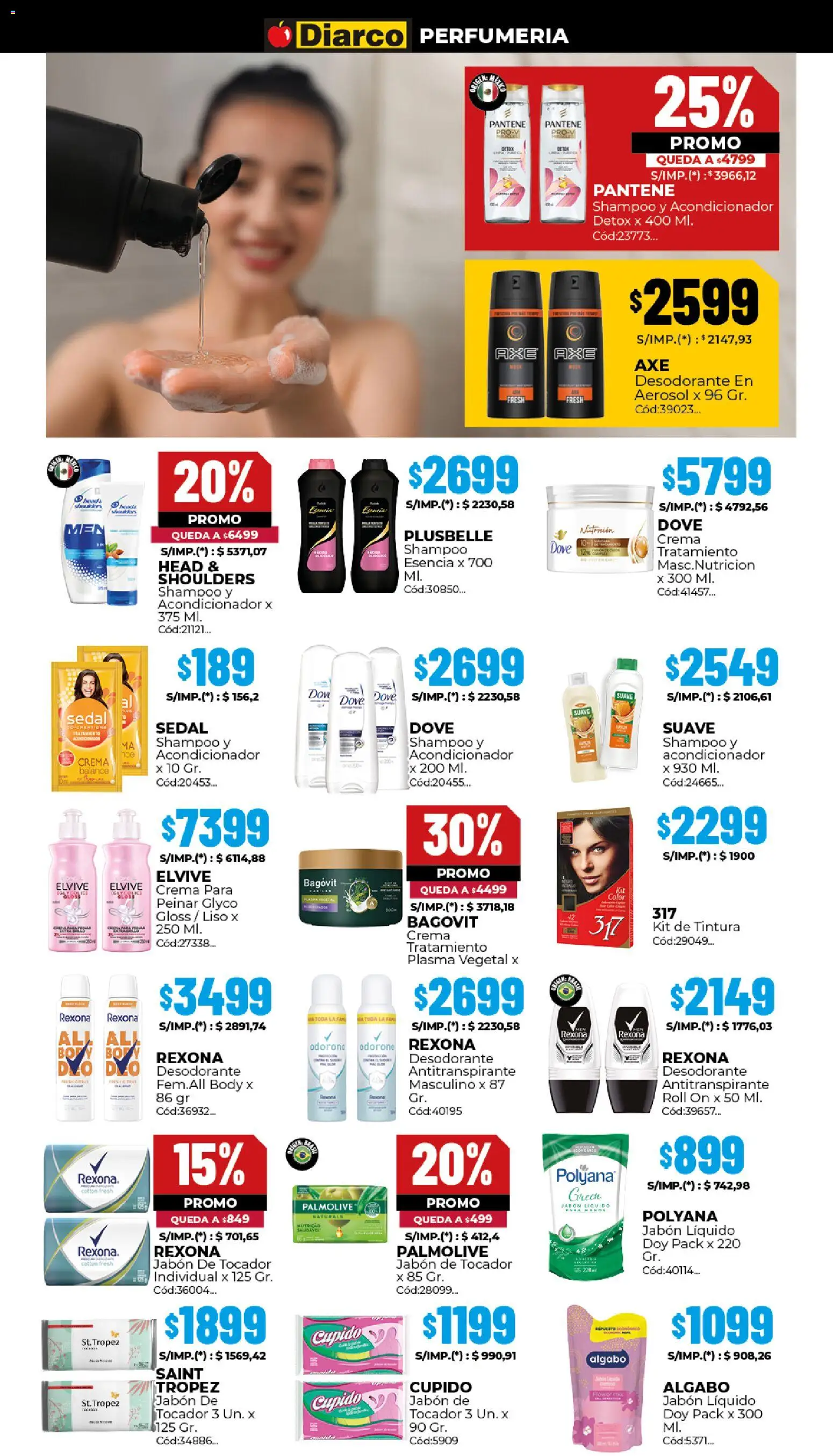 Diarco ofertas │ válido desde el 09.03.2026 | Página: 13 | Productos: Jabón líquido, Shampoo, Individual, Desodorante