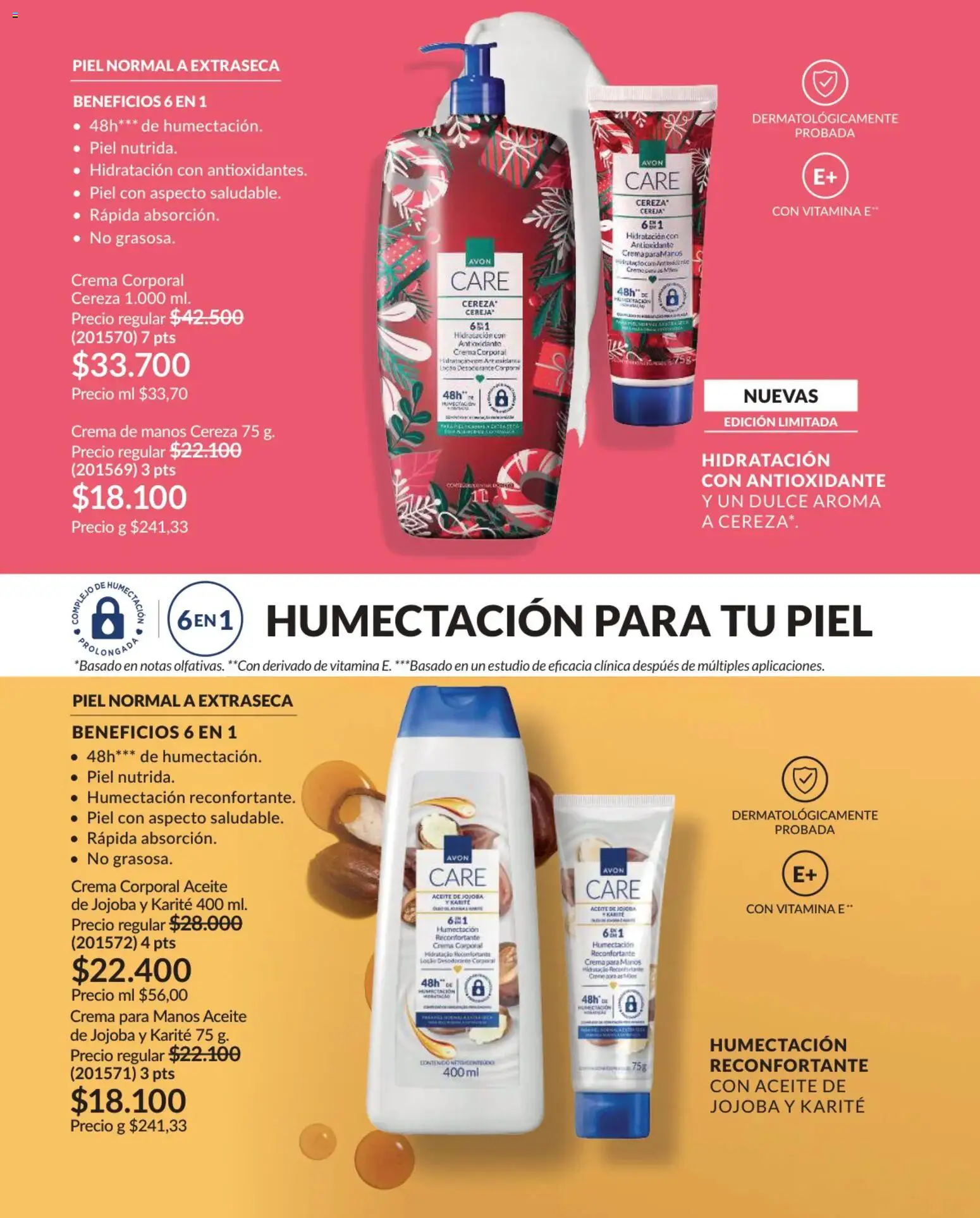 Avon revista - valida desde el 02.01.2026 | Página: 126 | Productos: Crema, Crema de manos, Desodorante, Aceite