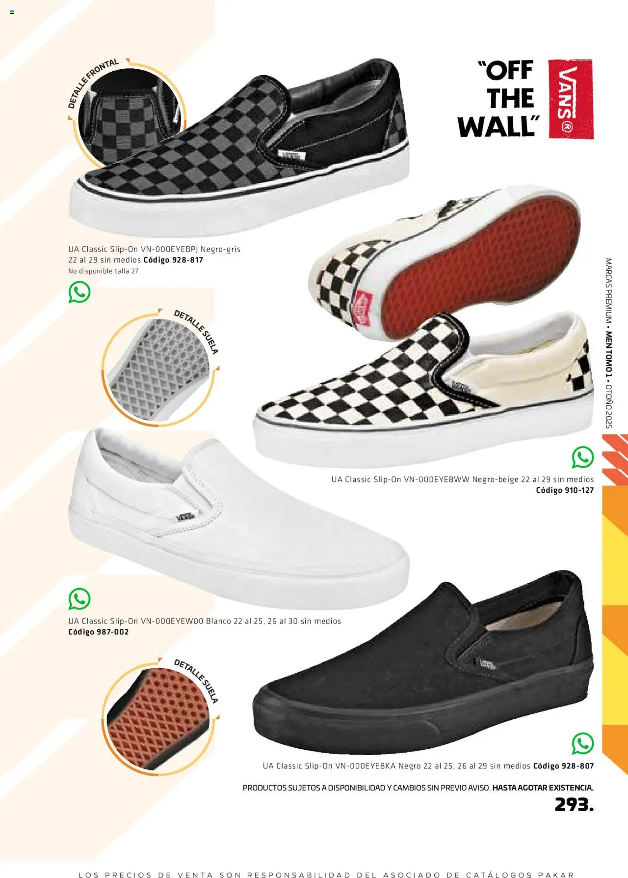 Nuevas ofertas de SC Pakar válidas en toda la República Mexicana desde el 29.08.2025. ¡Encuentra las mejores ofertas en SC Pakar - Catálogo Otoño Men Tomo 1! | Página: 293