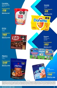 Vista previa de Sam's Club catálogo Frontera, nuevo folleto de la tienda, válido en México a partir del 29.10.2025 | Página: 11 | Productos: Fresa, Nuez, Almendra, Helado