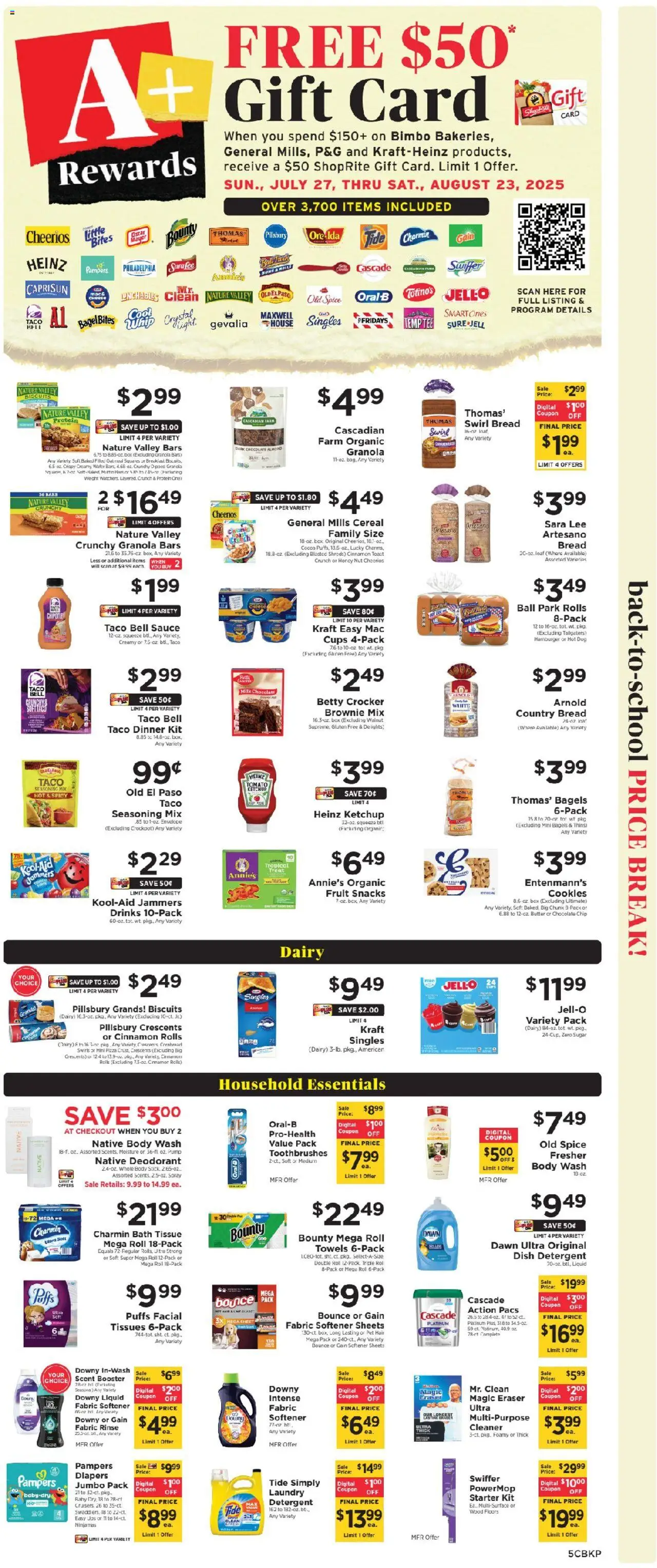 ShopRite Weekly Ad 2 - valid from 03.08.2025 | Page: 6 | Products: Pump, Eraser, Fabric softener, Ketchup