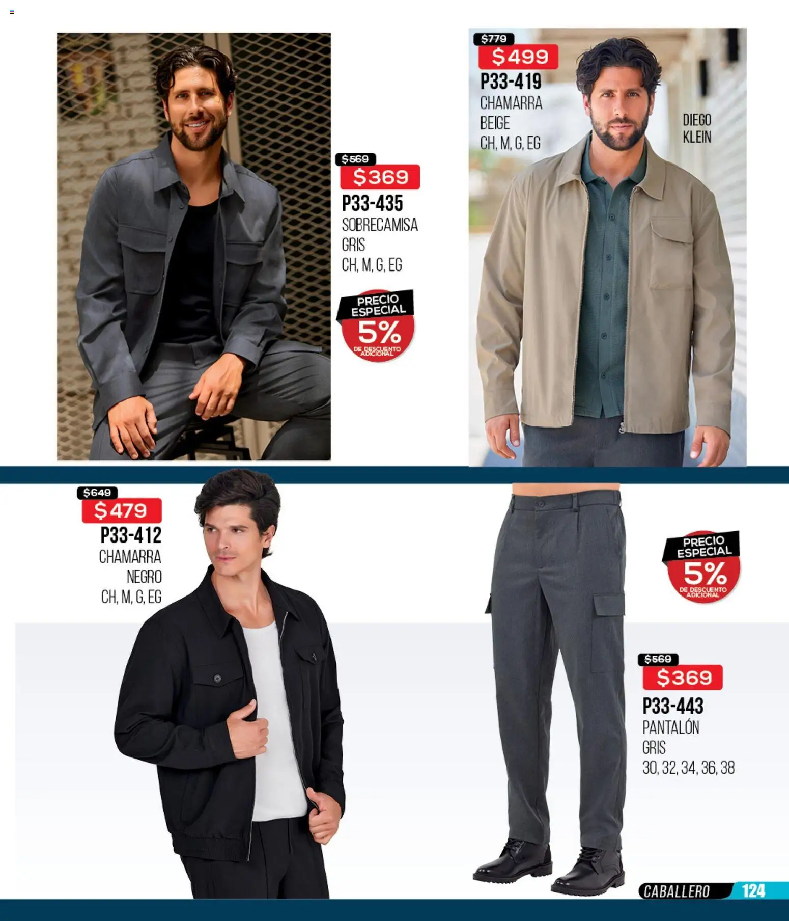 Nuevas ofertas de Cklass válidas en toda la República Mexicana desde el 15.12.2025. ¡Encuentra las mejores ofertas en Cklass catálogo Rebajas fin de año ropa! | Página: 125 | Productos: Chamarra