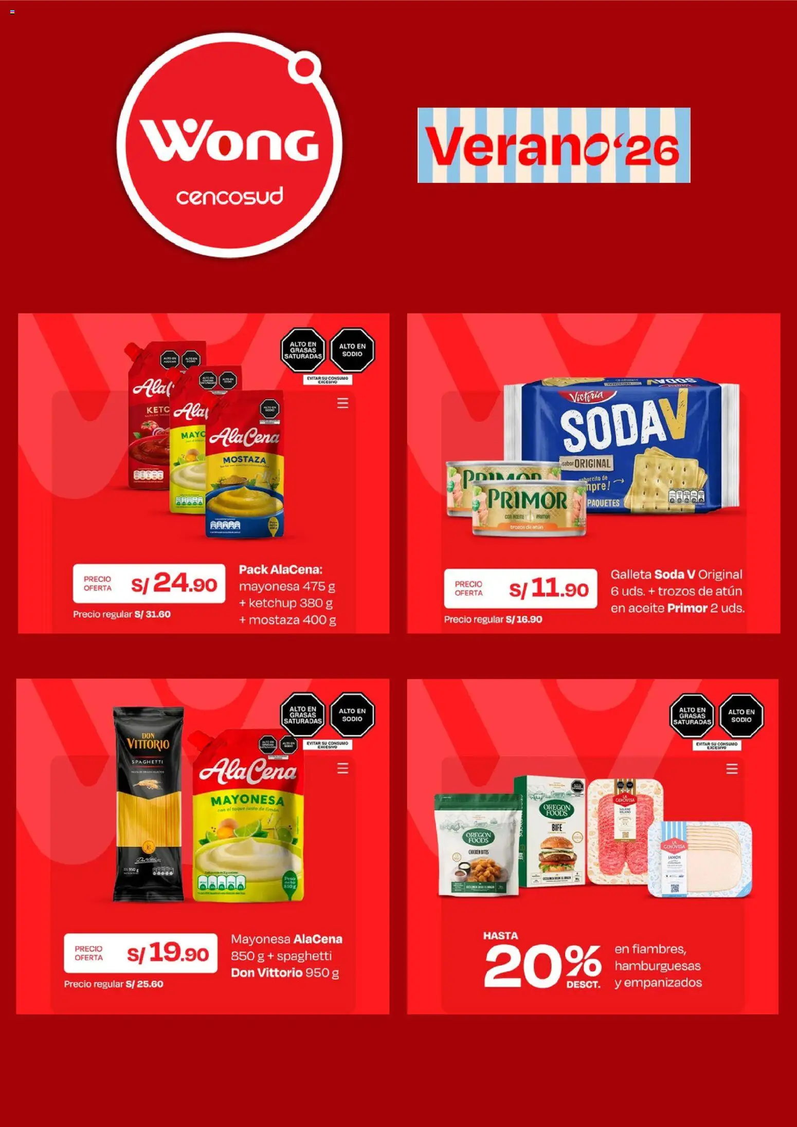 Catálogo Wong válido desde 16.03.2026 | Página: 2 | Productos: Aceite