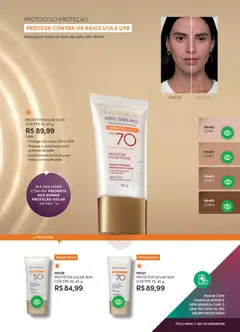 Eudora - Revista 5/2026 - Pré-Visualização do folheto da loja Eudora, válido de 11.03.2026 | Página: 123 | Produtos: Protetor solar, Creme, Protetor solar facial