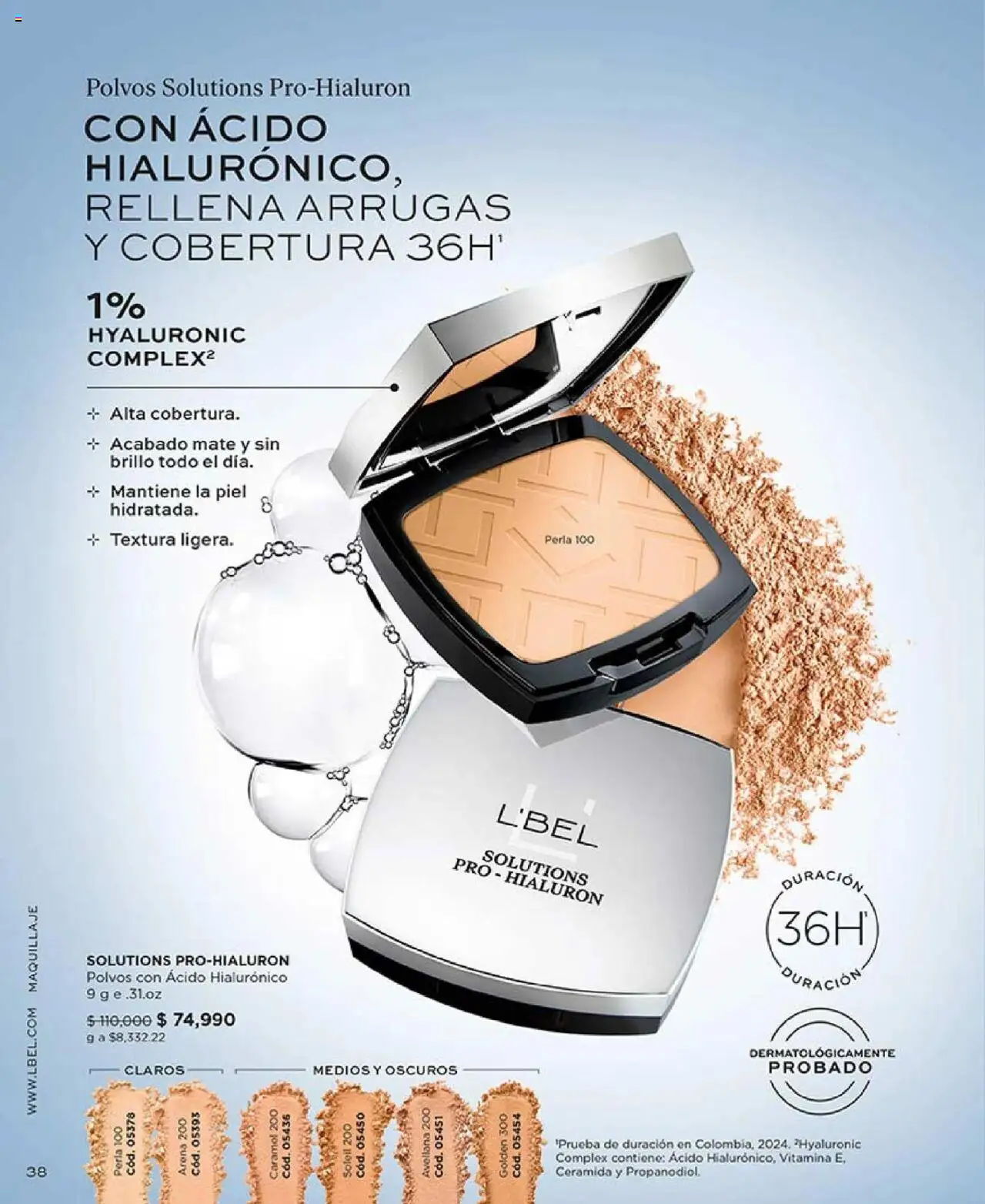 L'Bel revista - valida desde el 16.06.2025 | Página: 38 | Productos: Brillo, Maquillaje