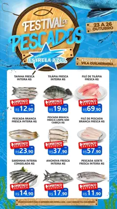 Estrela Azul - Ofertas Festival de Pescados - Pré-Visualização do folheto da loja Estrela Azul, válido de 23.10.2025