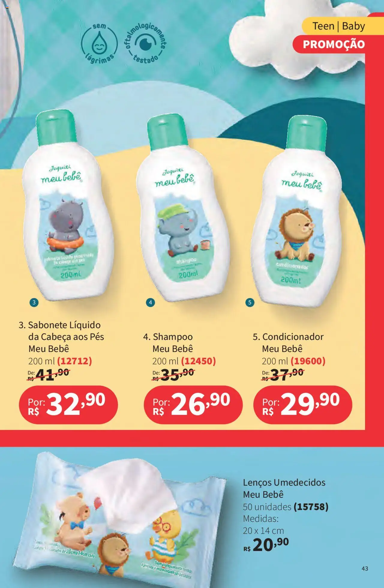 Jequiti Folheto - válido de 02.06.2025 | Página: 43 | Produtos: Shampoo, Condicionador, Sabonete, Sabonete líquido