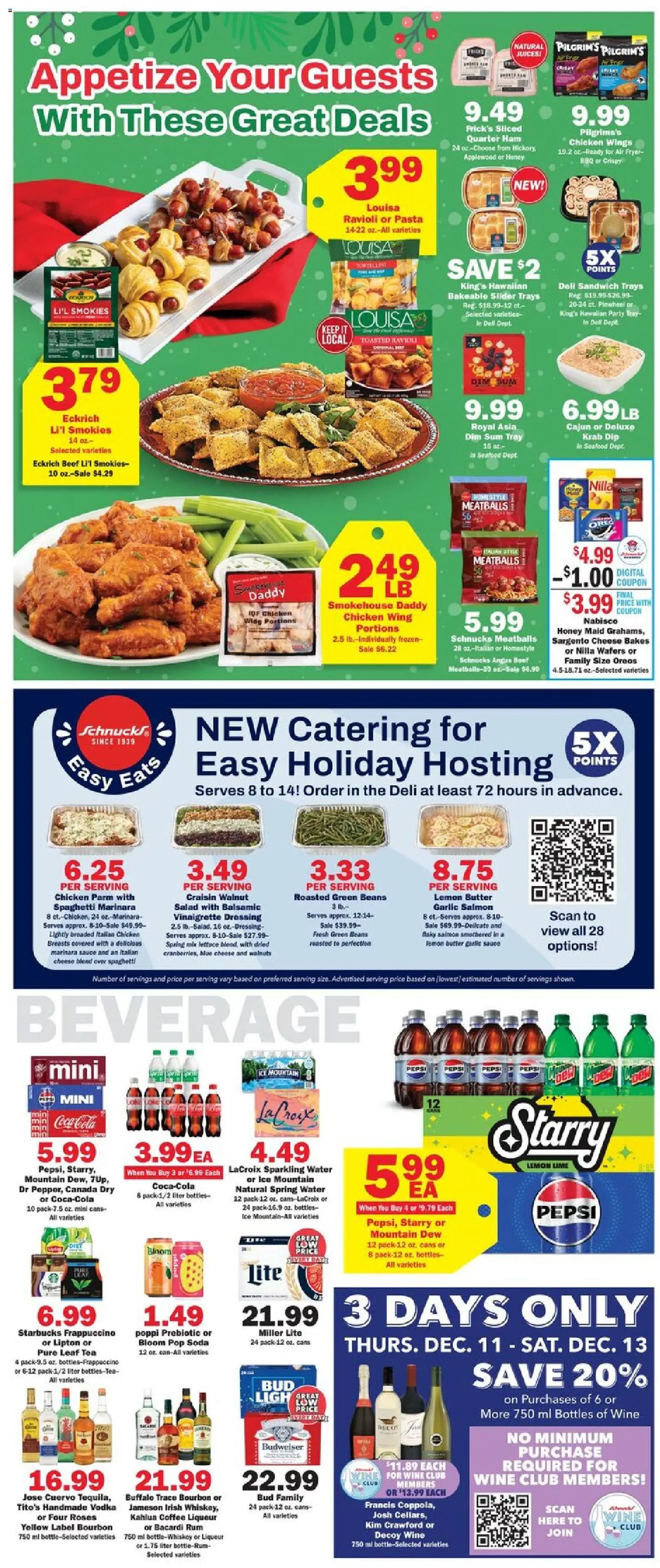 Schnucks Weekly Ad - valid from 10.12.2025 | Page: 3 | Products: Cheese, Water, Garlic, Lime